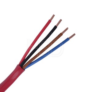 Fire Alarm Cable, 14/16/18/4, Solid, Unshielded,FPLR (Riser), 1000ft Spool