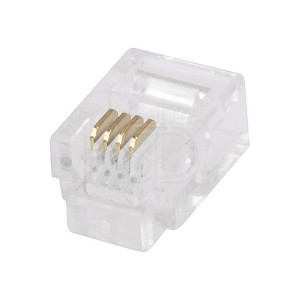 RJ11 Plug/Connector  6P4C For Stranded Phone Cable 50 pcs/pack