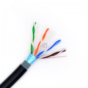 Outdoor CAT6 STP/FTP, Double Jacket, UV Rated Direct Burial 305M
