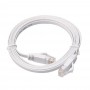 Flat Cat6 Network Ethernet Patch Cable - White